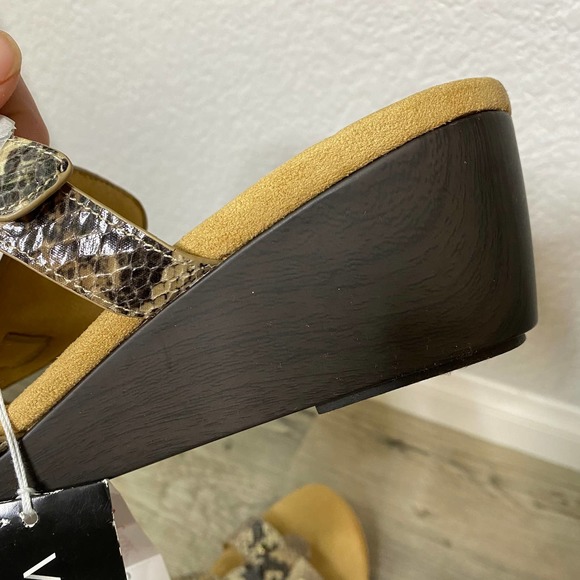 Vionic Radia Sandal wedge adjustable slip on slide snake comfort ortho 12 - Picture 6 of 8